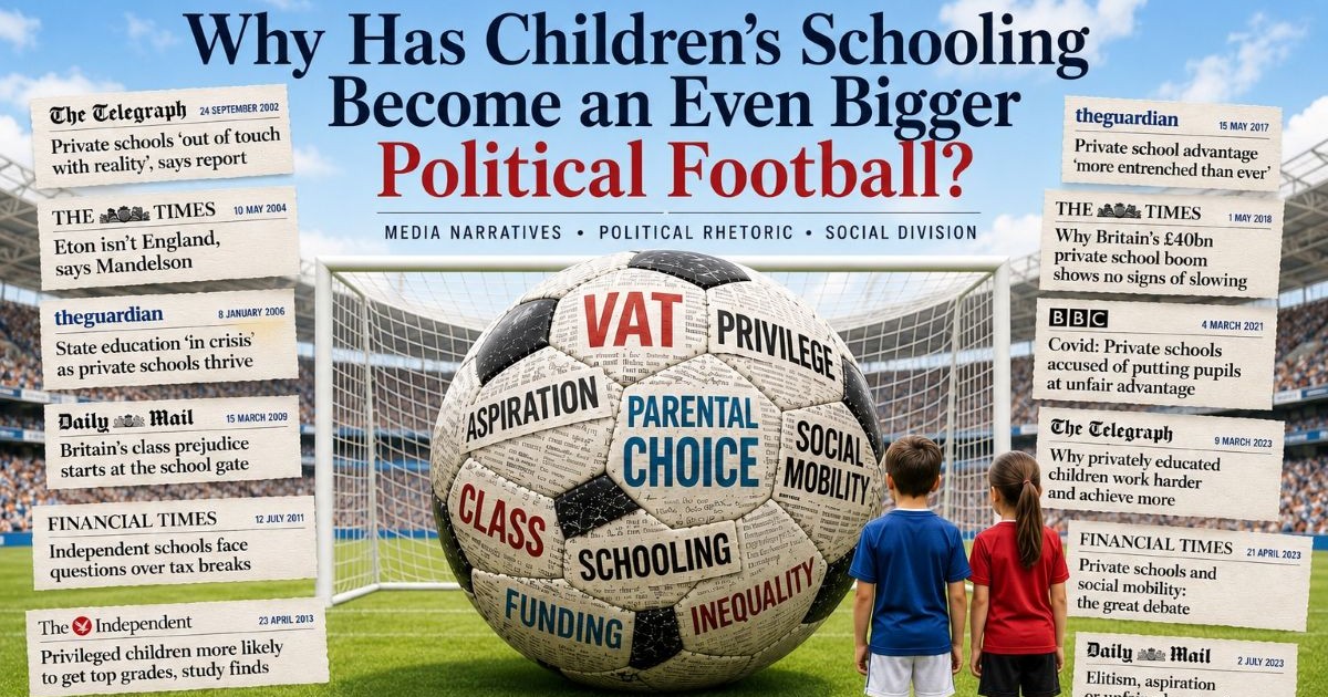 Schooling Shouldn’t Be a Political Football 